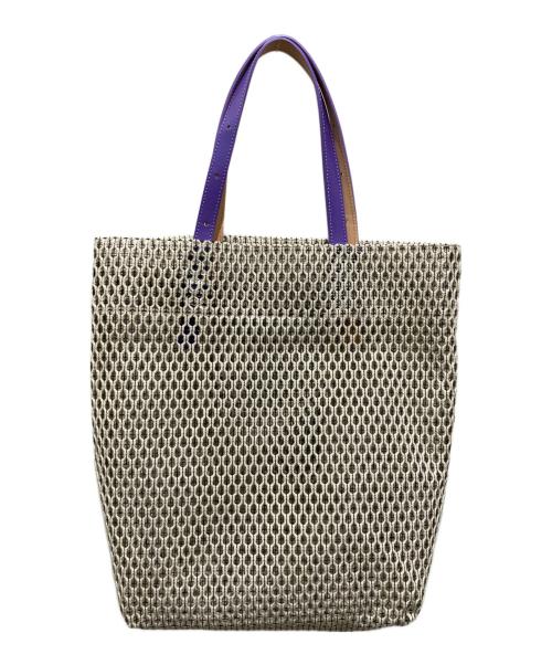 MARY AL TERNA（メアリオルターナ）MARY AL TERNA (メアリオルターナ) メッシュトートバッグ ベージュの古着・服飾アイテム