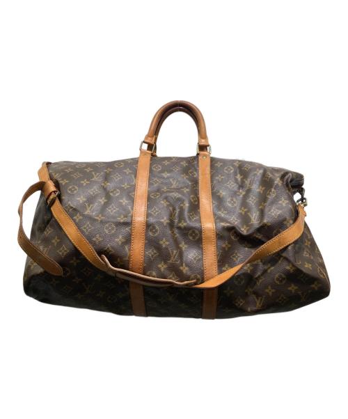 LOUIS VUITTON（ルイ ヴィトン）LOUIS VUITTON (ルイ ヴィトン) モノグラム　キーポル・バンドリエール55　ボストンバッグ ブラウン サイズ:55の古着・服飾アイテム