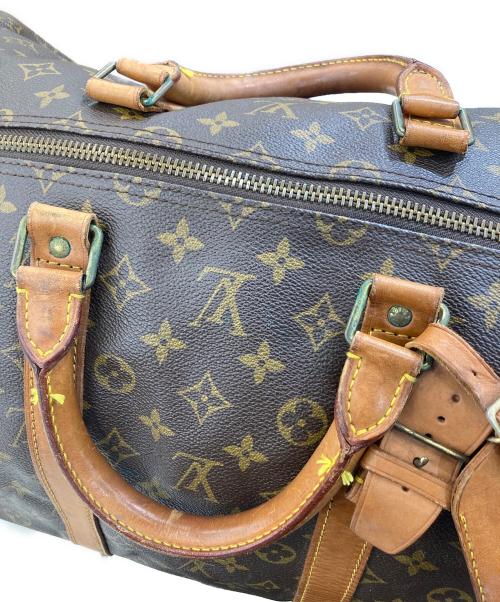 LOUIS VUITTON（ルイ ヴィトン）LOUIS VUITTON (ルイ ヴィトン) モノグラム　キーポル・バンドリエール55　ボストンバッグ ブラウン サイズ:55の古着・服飾アイテム