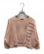 stussyステューシー）の古着「クルーネックスウェット」｜ピンク