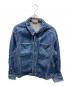 LEVI'S ENGINEERED（リーバイスエンジニアード）の古着「立体裁断 デニムジャケット」｜ブルー