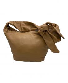 Ch!iii×BEAUTY&YOUTH（チー×ビューティーアンドユース）の古着「別注レザー タイリボン ショルダーバッグ」｜ブラウン