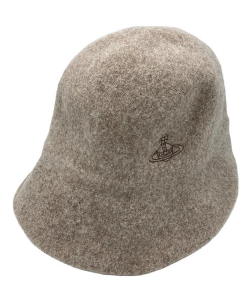 Vivienne Westwood（ヴィヴィアンウエストウッド）Vivienne Westwood (ヴィヴィアンウエストウッド) ウールバケットハット ブラウンの古着・服飾アイテム