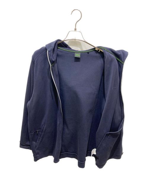 HUGO BOSS（ヒューゴ ボス）HUGO BOSS (ヒューゴ ボス) ジップパーカー ネイビー サイズ:3XLの古着・服飾アイテム