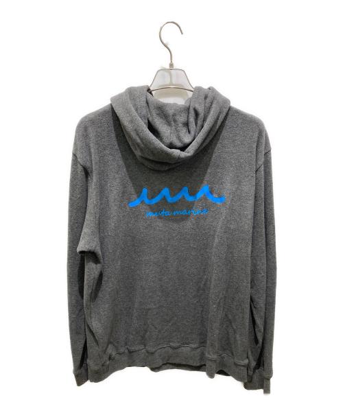 muta MARINE（ムータマリン）muta MARINE (ムータマリン) ライトニット プルオーバーパーカー グレー サイズ:8の古着・服飾アイテム