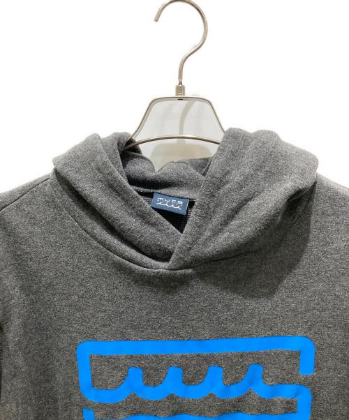 muta MARINE（ムータマリン）muta MARINE (ムータマリン) ライトニット プルオーバーパーカー グレー サイズ:8の古着・服飾アイテム