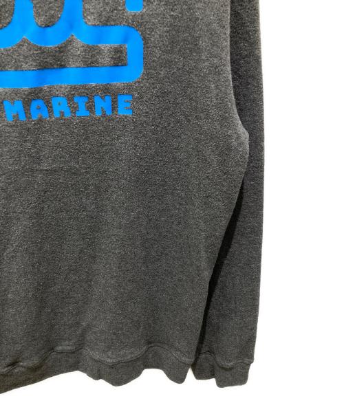 muta MARINE（ムータマリン）muta MARINE (ムータマリン) ライトニット プルオーバーパーカー グレー サイズ:8の古着・服飾アイテム