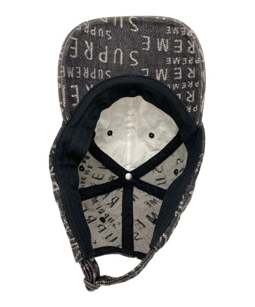 SUPREME（シュプリーム）SUPREME (シュプリーム) Warp jacquard Logos Denim 6-Panel グレーの古着・服飾アイテム