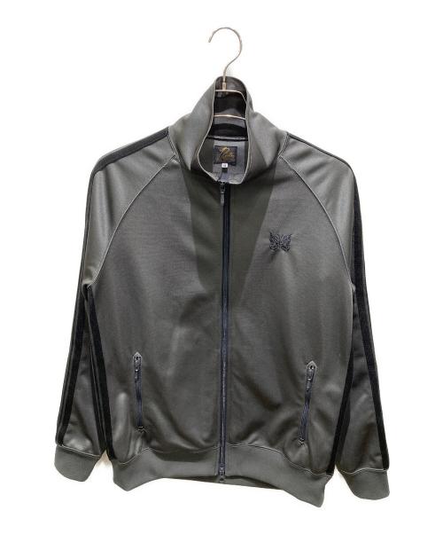 Needles（ニードルズ）Needles (ニードルズ) beaver (ビーバー) 別注 Track Jacket-Poly Smooth グレー サイズ:Ｍの古着・服飾アイテム