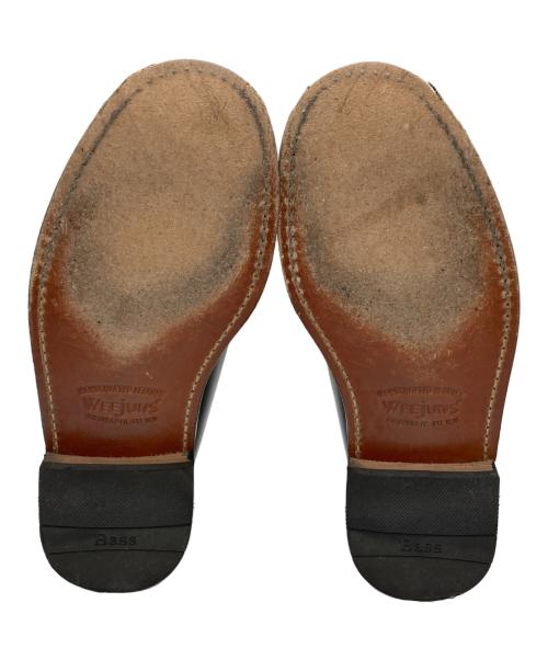 G.H.BASS（ジーエイチバス）G.H.BASS (ジーエイチバス) WEEJUN HERITAGE/ペニーローファー ブラック×ホワイト サイズ:7/8/41の古着・服飾アイテム