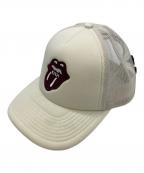 KITH×ROLLING STONESキス×ローリングストーンズ）の古着「メッシュキャップ」｜ベージュ