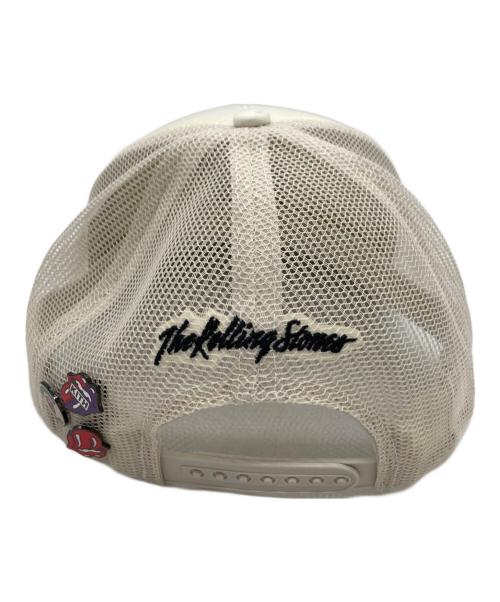 KITH（キス）KITH (キス) ROLLING STONES (ローリングストーンズ) メッシュキャップ ベージュの古着・服飾アイテム