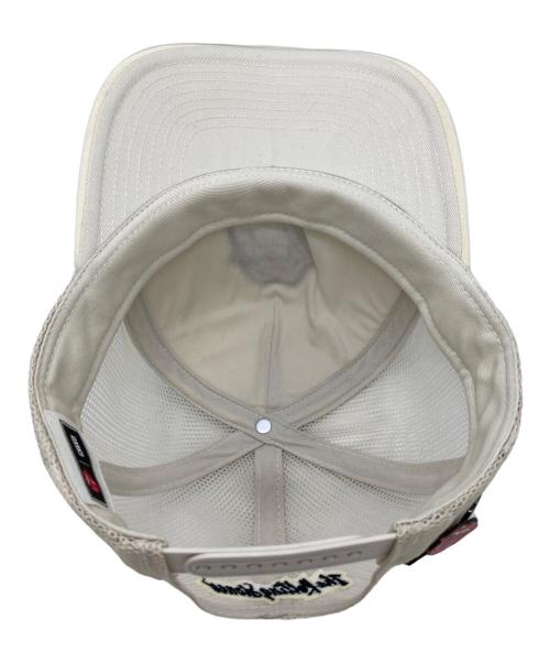 KITH（キス）KITH (キス) ROLLING STONES (ローリングストーンズ) メッシュキャップ ベージュの古着・服飾アイテム