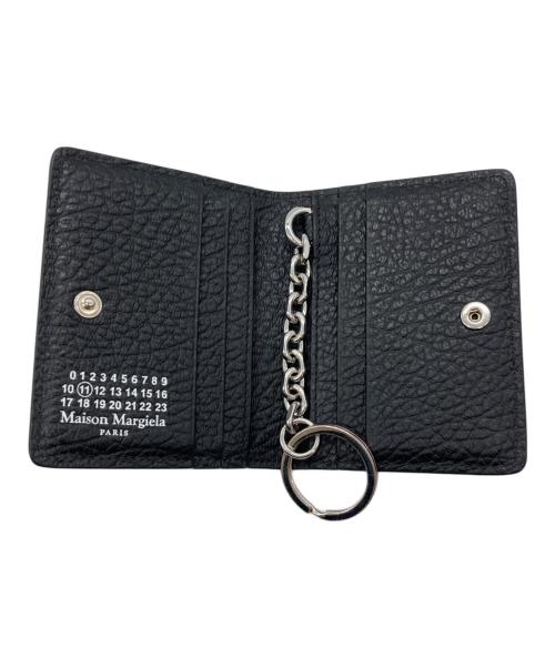 Maison Margiela（メゾンマルジェラ）Maison Margiela (メゾンマルジェラ) 4ステッチキーリング カードケース ブラックの古着・服飾アイテム