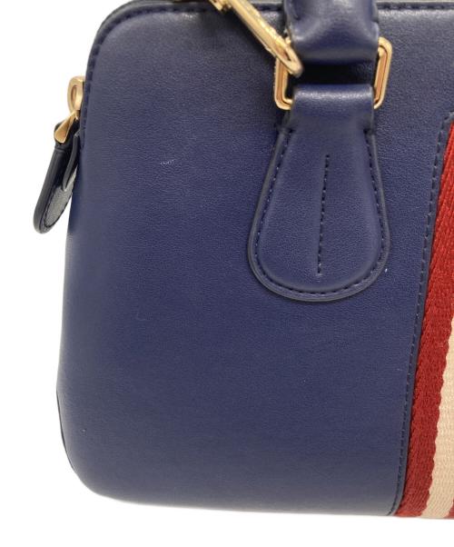 BALLY（バリー）BALLY (バリー) スモールレザー2WAYバッグ ネイビーの古着・服飾アイテム