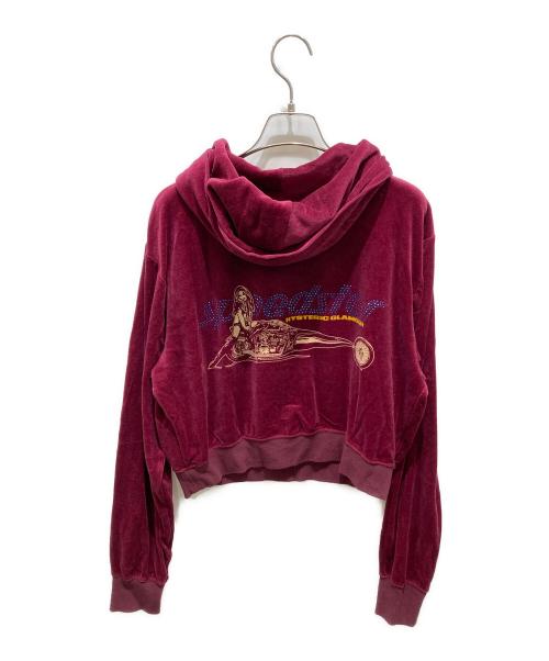 Hysteric Glamour（ヒステリックグラマー）Hysteric Glamour (ヒステリックグラマー) SPEEDSTER パーカー レッド サイズ:FREEの古着・服飾アイテム