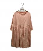 DOUBLE MAISONドゥーブルメゾン）の古着「グランマドレスワンピース」｜ピンク
