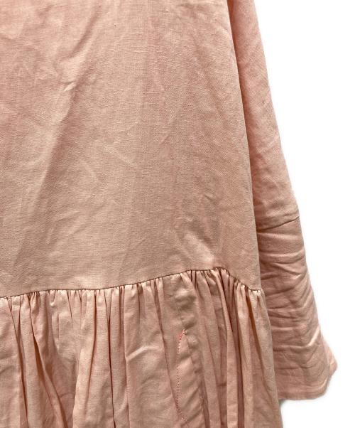 DOUBLE MAISON（ドゥーブルメゾン）DOUBLE MAISON (ドゥーブルメゾン) グランマドレスワンピース ピンク サイズ:Ｆの古着・服飾アイテム