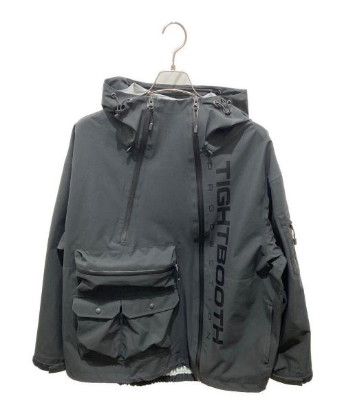 TIGHTBOOTH PRODUCTION（タイトブースプロダクション）TIGHTBOOTH PRODUCTION (タイトブースプロダクション) 3 LAYER MOUNTAIN PARKA　3レイヤーマウンテンパーカー ブラック サイズ:XLの古着・服飾アイテム
