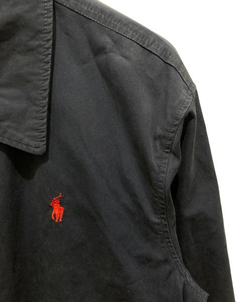 POLO RALPH LAUREN（ポロ・ラルフローレン）POLO RALPH LAUREN (ポロ・ラルフローレン) ポニーロゴ刺繍ハリントンジャケット ネイビー サイズ:Ｍの古着・服飾アイテム