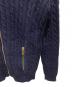 中古・古着 LAUREN RALPH LAUREN (ローレンラルフローレン) ケーブルエンブレムニット ネイビー サイズ:XS：8000円