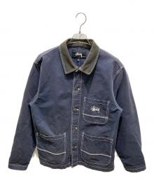 stussy（ステューシー）の古着「Brushed Moleskin Chore」｜ネイビー