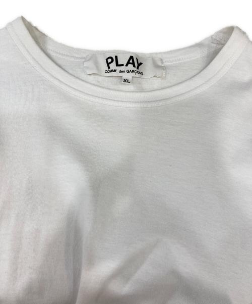 PLAY COMME des GARCONS（プレイコムデギャルソン）PLAY COMME des GARCONS (プレイコムデギャルソン) アームハートプリントカットソー ホワイト サイズ:XLの古着・服飾アイテム