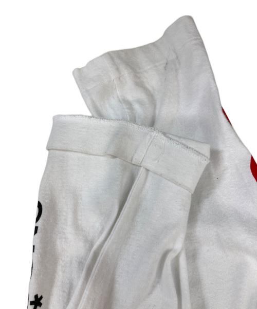 PLAY COMME des GARCONS（プレイコムデギャルソン）PLAY COMME des GARCONS (プレイコムデギャルソン) アームハートプリントカットソー ホワイト サイズ:XLの古着・服飾アイテム