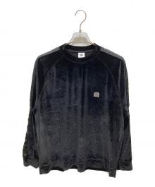 BlackEyePatch（ブラックアイパッチ）の古着「Small OG Label Velour Crew」｜ブラック