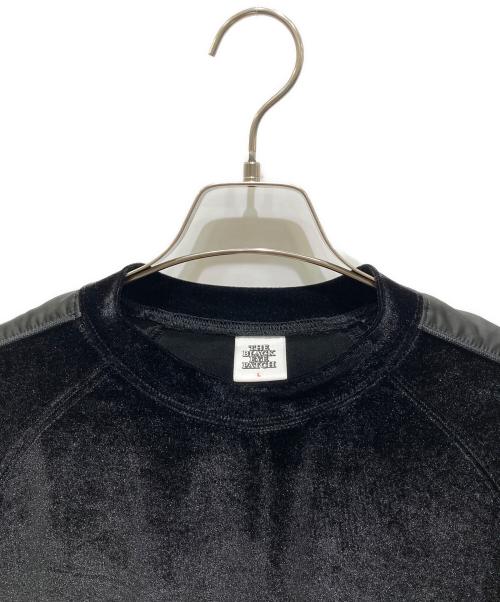 BlackEyePatch（ブラックアイパッチ）BlackEyePatch (ブラックアイパッチ) Small OG Label Velour Crew ブラック サイズ:Ｌの古着・服飾アイテム