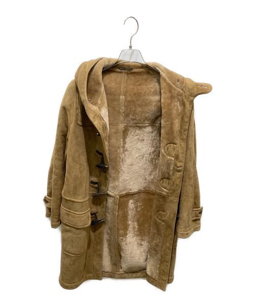 SOVEREIGN（ソブリン）SOVEREIGN (ソブリン) ムートンダッフルコート ブラウン サイズ:38の古着・服飾アイテム