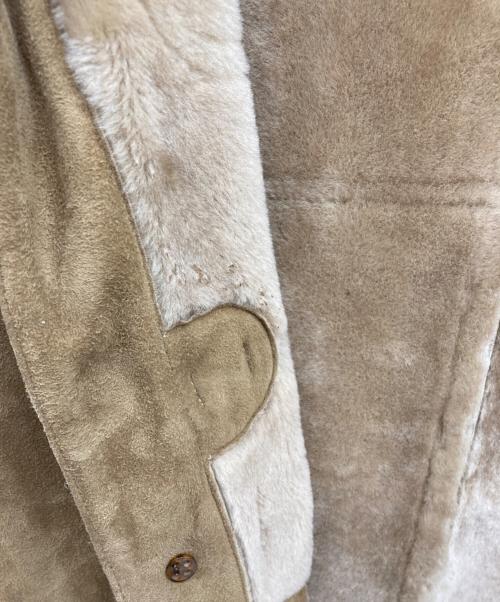 SOVEREIGN（ソブリン）SOVEREIGN (ソブリン) ムートンダッフルコート ブラウン サイズ:38の古着・服飾アイテム