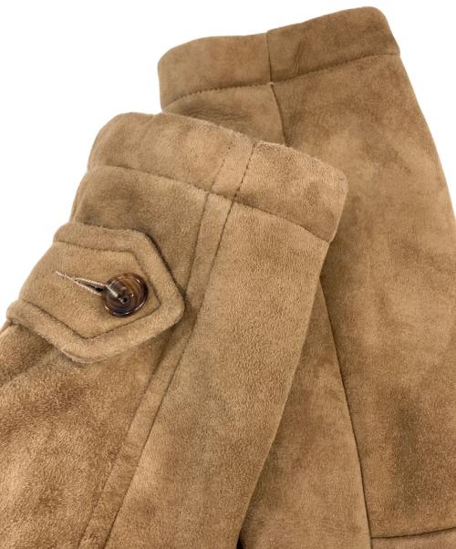 SOVEREIGN（ソブリン）SOVEREIGN (ソブリン) ムートンダッフルコート ブラウン サイズ:38の古着・服飾アイテム