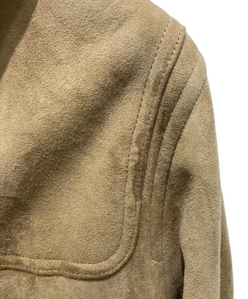 SOVEREIGN（ソブリン）SOVEREIGN (ソブリン) ムートンダッフルコート ブラウン サイズ:38の古着・服飾アイテム