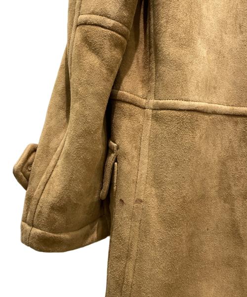 SOVEREIGN（ソブリン）SOVEREIGN (ソブリン) ムートンダッフルコート ブラウン サイズ:38の古着・服飾アイテム