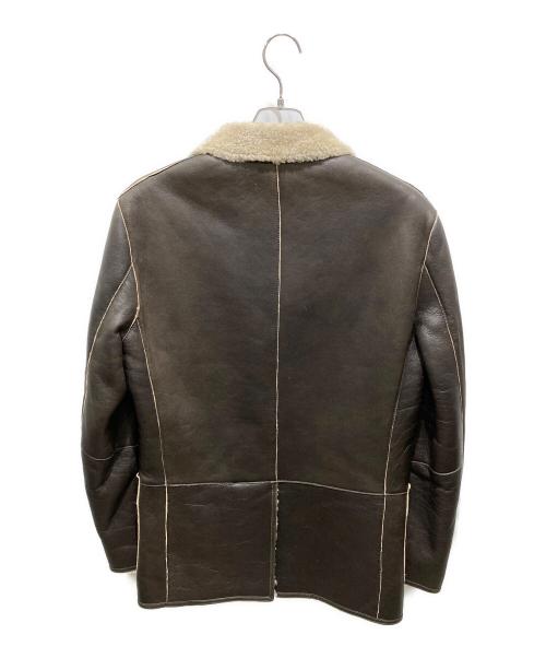 BOSS（ボス）BOSS (ボス) スパニッシュメリーノムートンコート ブラウン サイズ:46の古着・服飾アイテム