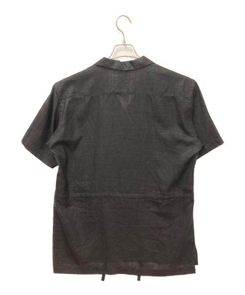 MAISON SPECIAL（メゾンスペシャル）MAISON SPECIAL Calendering Triacetate Dress-Over Short Sleeve Open Collar Shirt　シレー加工トリアセテートドレスオーバーショートスリーブオープンカラーシャツの古着・服飾アイテム