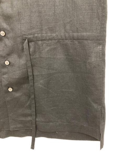 MAISON SPECIAL（メゾンスペシャル）MAISON SPECIAL Calendering Triacetate Dress-Over Short Sleeve Open Collar Shirt　シレー加工トリアセテートドレスオーバーショートスリーブオープンカラーシャツの古着・服飾アイテム