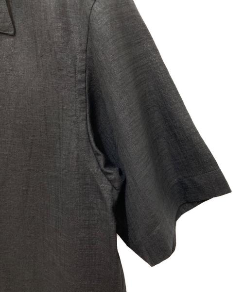 MAISON SPECIAL（メゾンスペシャル）MAISON SPECIAL Calendering Triacetate Dress-Over Short Sleeve Open Collar Shirt　シレー加工トリアセテートドレスオーバーショートスリーブオープンカラーシャツの古着・服飾アイテム