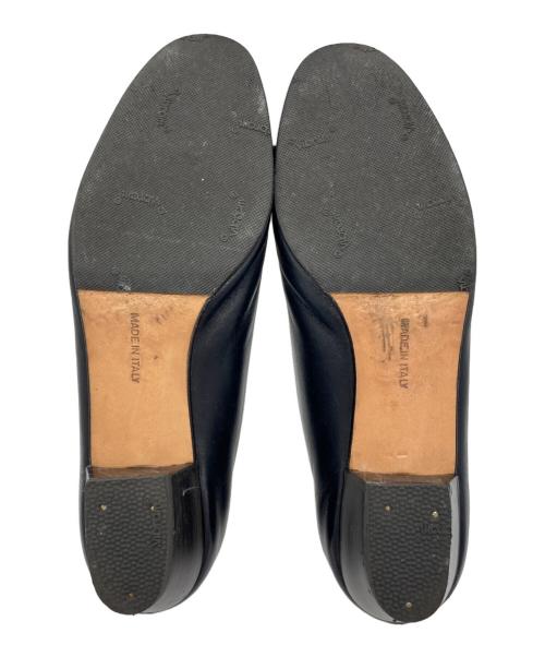 Salvatore Ferragamo（サルヴァトーレ フェラガモ）Salvatore Ferragamo (サルヴァトーレ フェラガモ) リボンヒールパンプス ブラック サイズ:6の古着・服飾アイテム