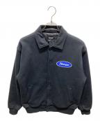 X-LARGEエクストララージ）の古着「SWEAT VARSITY JACKET」｜ブラック