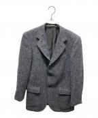 Harris Tweed×Traditional MESSENGERハリスツイード×トラディショナル メッセンジャー）の古着「3Bウールジャケット」｜グレー