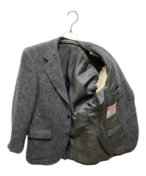 Harris Tweed（ハリスツイード）Harris Tweed (ハリスツイード) Traditional MESSENGER (トラディショナル メッセンジャー) 3Bウールジャケット グレー サイズ:記載なしの為実寸参照の古着・服飾アイテム