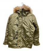 ALPHA×TMTアルファ×ティーエムティー）の古着「N-3Bタイプコート」｜カーキ