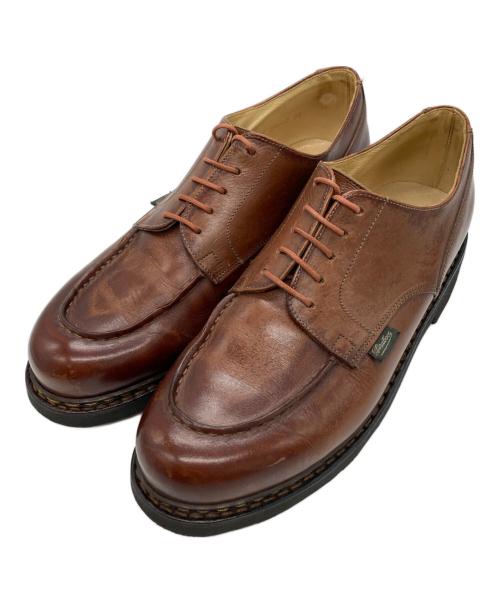 PARABOOT（パラブーツ）PARABOOT (パラブーツ) CHAMBORD　Uチップシューズ ブラウン サイズ:7 1/2Fの古着・服飾アイテム