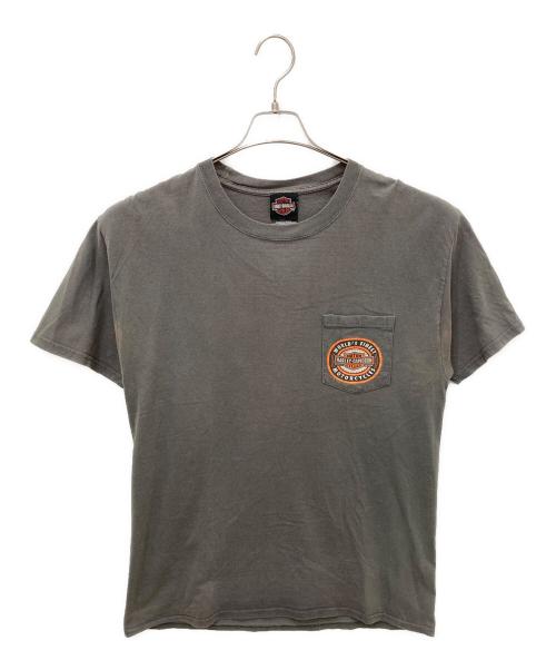 HARLEY-DAVIDSON（ハーレーダビッドソン）HARLEY-DAVIDSON (ハーレーダビッドソン) プリントTシャツ グレー サイズ:Lの古着・服飾アイテム