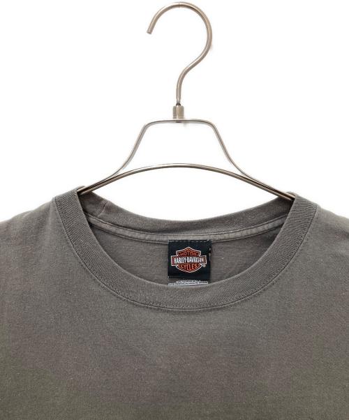 HARLEY-DAVIDSON（ハーレーダビッドソン）HARLEY-DAVIDSON (ハーレーダビッドソン) プリントTシャツ グレー サイズ:Lの古着・服飾アイテム