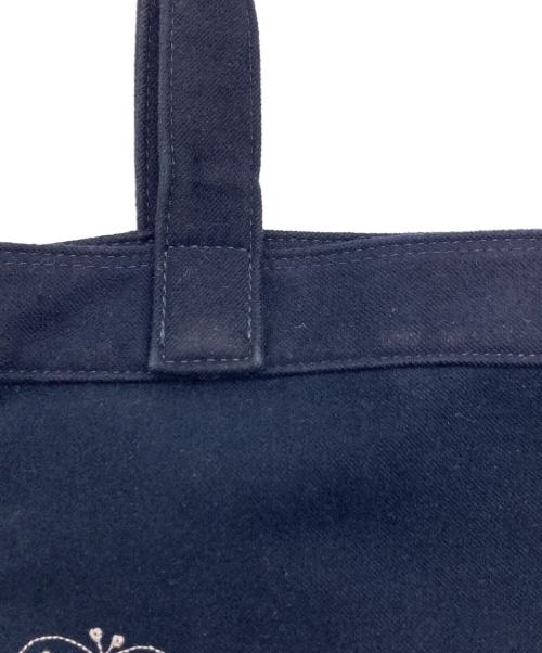 PORTER（ポーター）PORTER (ポーター) mina perhonen (ミナ ペルホネン) TOTE BAG　トートバッグ　ハンドバッグ ネイビーの古着・服飾アイテム