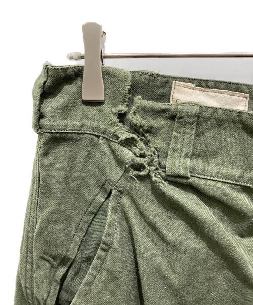 フランス軍（フランスグン）フランス軍 (フランスグン) M-47前期型カーゴパンツ カーキ サイズ:記載なしの為実寸参照の古着・服飾アイテム