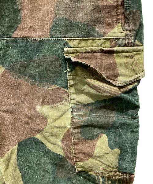 ベルギー軍（ベルギーグン）ベルギー軍 (ベルギーグン) ブラッシュストロークカモ カーゴパンツ カーキ サイズ:4の古着・服飾アイテム